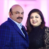 Sanjay Sharma & Upma Sharma, Bride’s Parents (Geetika weds Aditya)