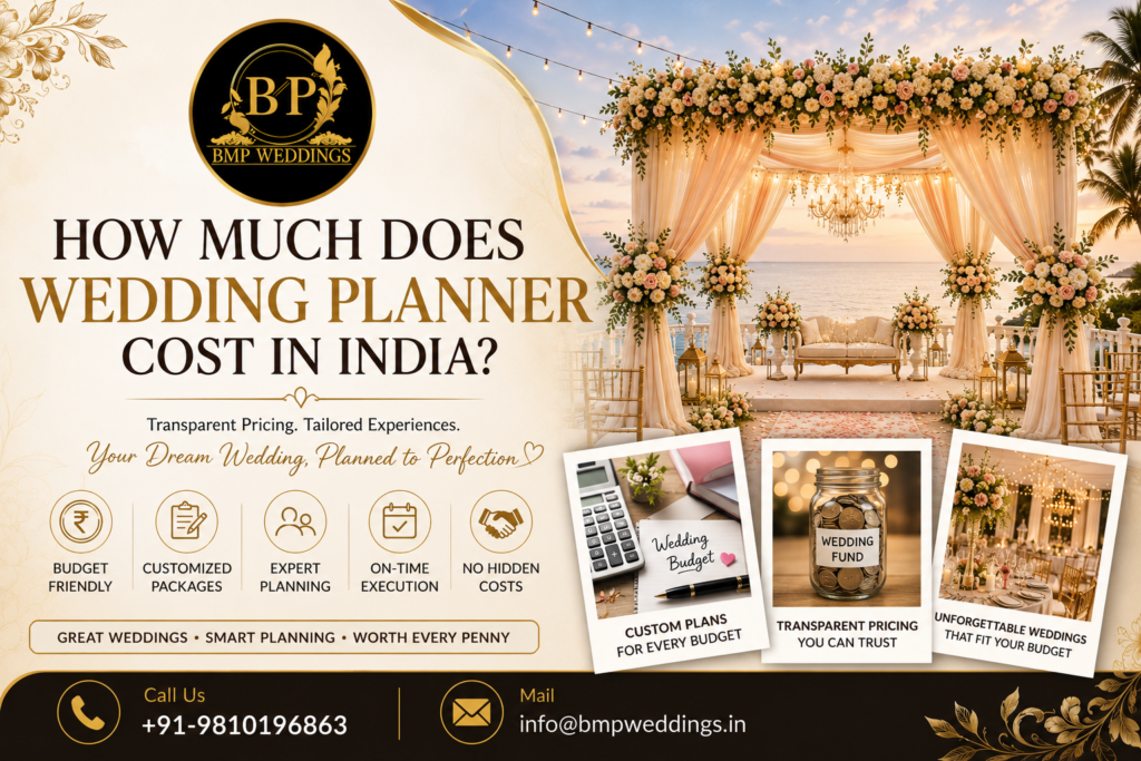 How Much Does Wedding Planner Cost in India&nbsp;