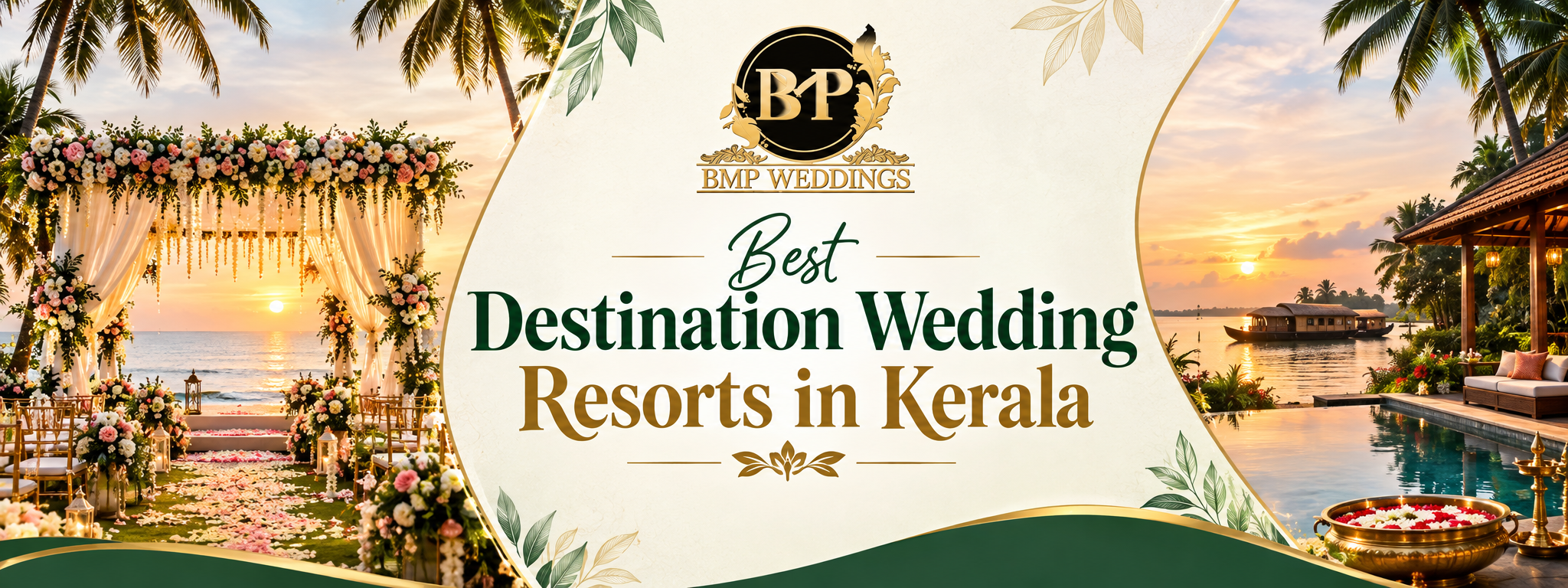 best destination wedding resorts in Kerala, from luxury beach resorts