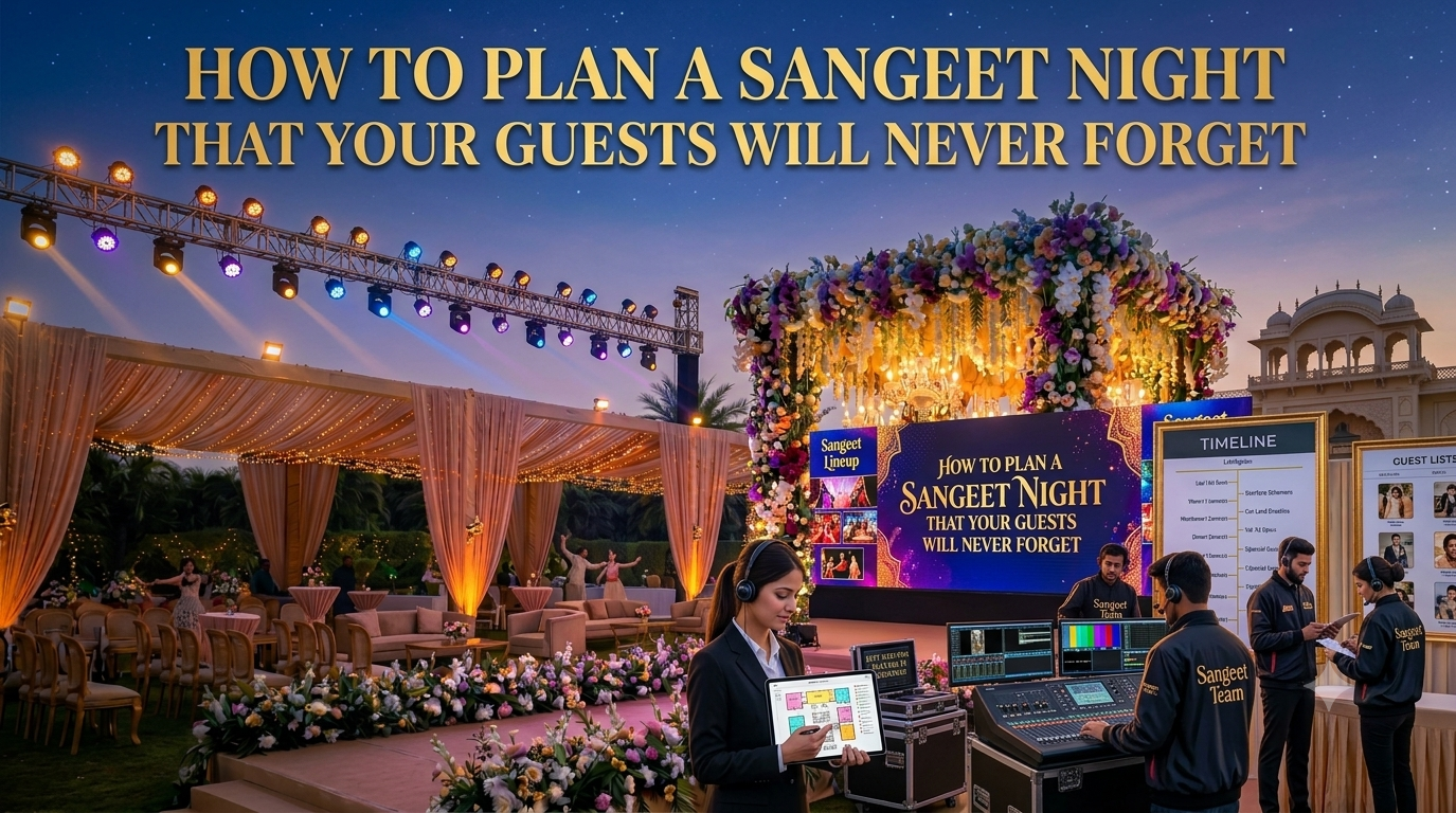 How to Plan a Sangeet Night That Your Guests Will Never Forget