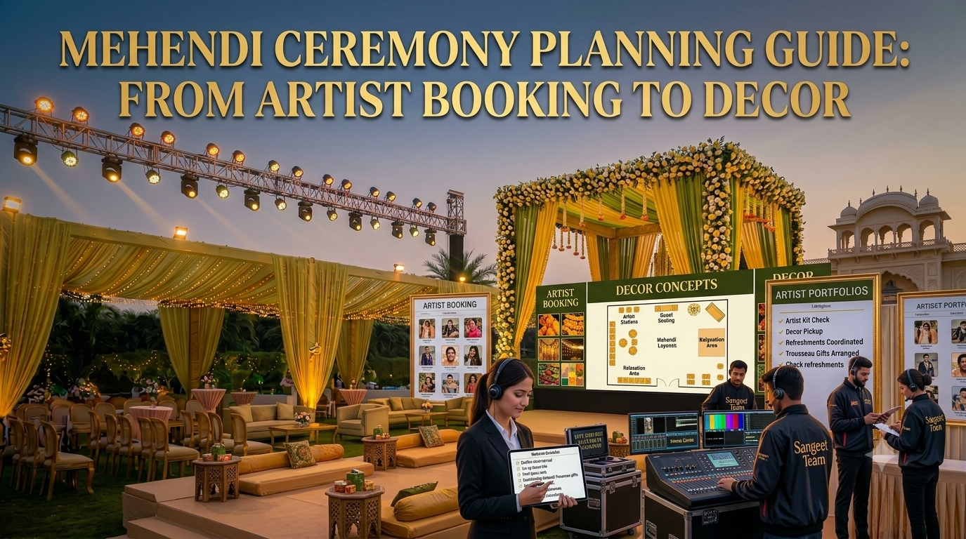 Mehendi Ceremony Planning Guide From Artist Booking to Decor